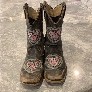 Roper size 1 cowboy boots